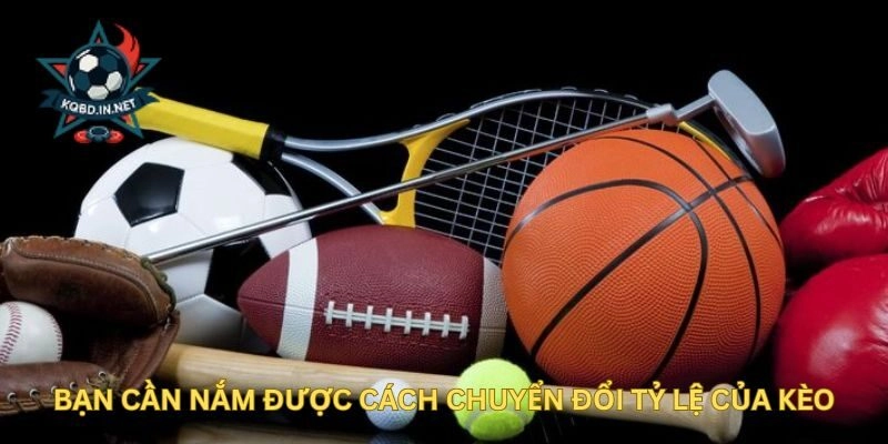 Bạn cần nắm được cách chuyển đổi tỷ lệ của kèo